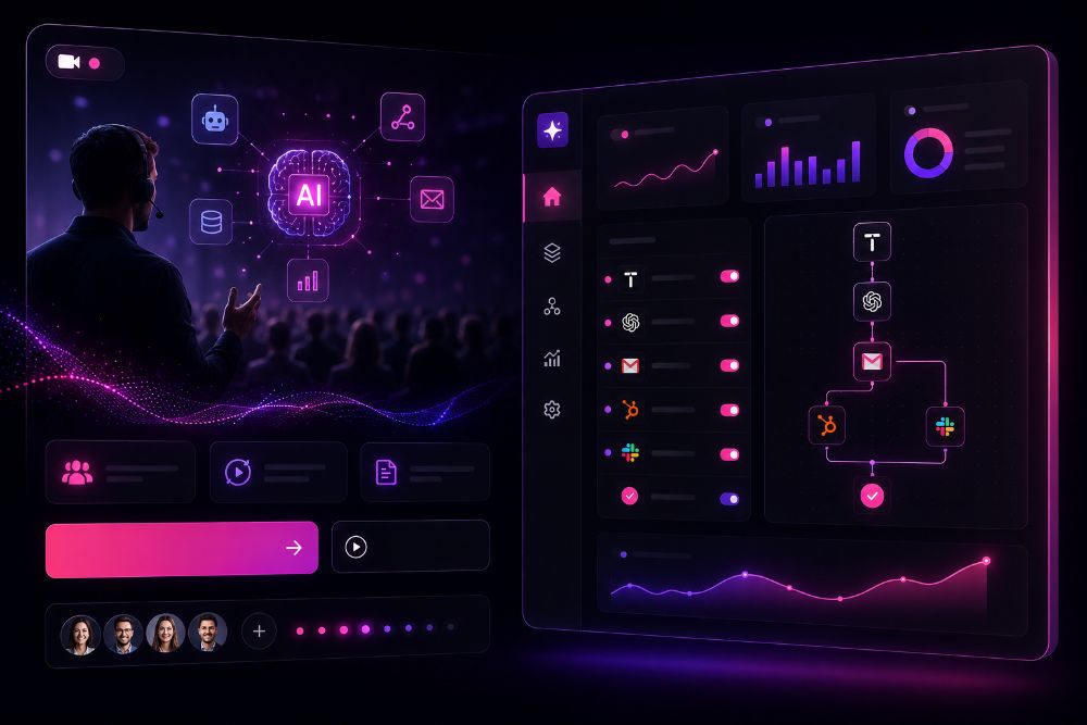 AI workflow automation dashboard